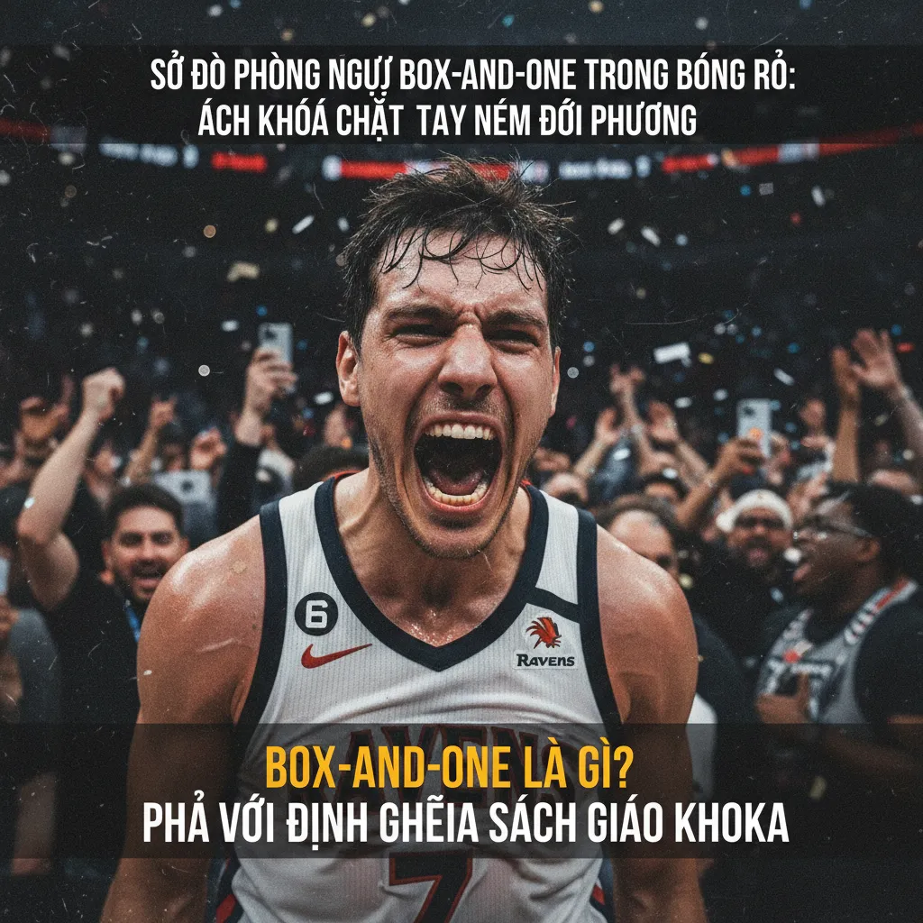 Sơ đồ tấn công vào khu vực high post để phá vỡ Box-and-one